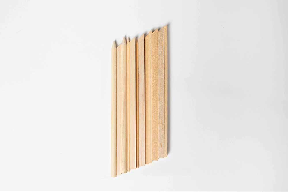 Wood Polishing & Lapping Sticks (Balsa & White Birch)